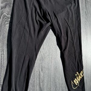 NWT WOMENS NIKE SPORTSWEAR GLITTER LEGGINGS SIZE xxl